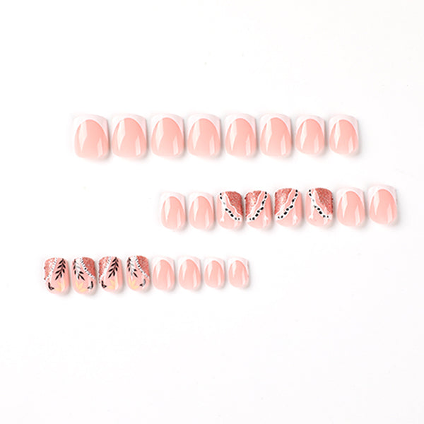 12 Sizes-24 Pcs Press On Nails JP2358