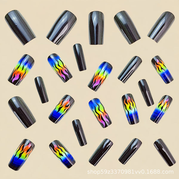 12 Sizes-24 Pcs Press On Nails Y676