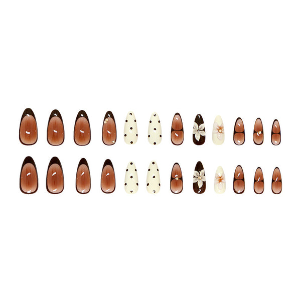 12 Sizes-24 Pcs Press On Nails Z1248