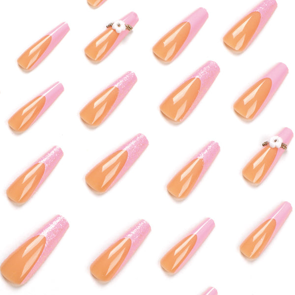 12 Sizes-24 Pcs Press On Nails JP1736