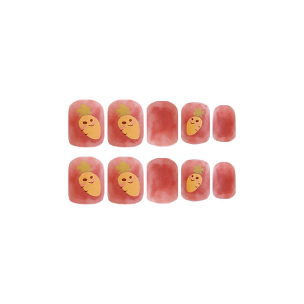 12 Sizes-24 Pcs Press On Nails JP1542