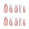 12 Sizes-24 Pcs Press On Nails JP3686