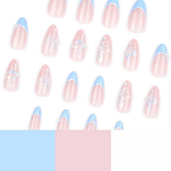 12 Sizes-24 Pcs Press On Nails JP3909