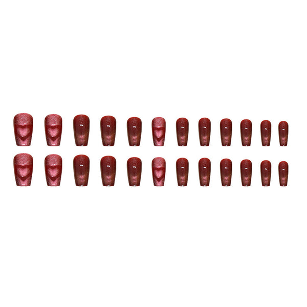 12 Sizes-24 Pcs Press On Nails MY024