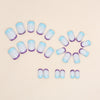 12 Sizes-24 Pcs Press On Nails W1177