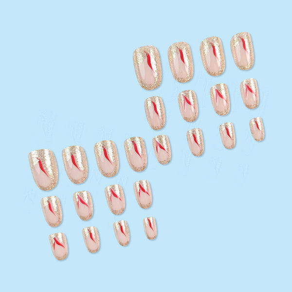 12 Sizes-24 PcsPress On Nails DY1660-B7