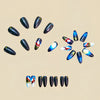 12 Sizes-24 Pcs Press On Nails Y1227