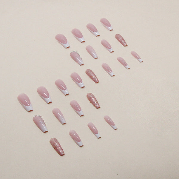 12 Sizes-24 Pcs Press On Nails Z524