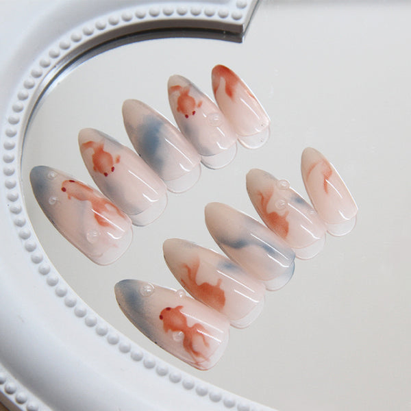 12 Sizes-24 Pcs Press On Nails Z880