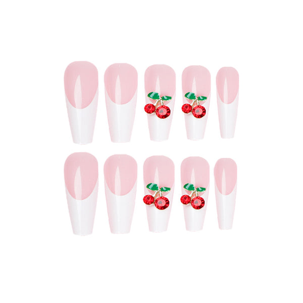 12 Sizes-24 Pcs Press On Nails JP1623