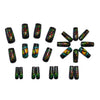 12 Sizes-24 Pcs Press On Nails Y1553