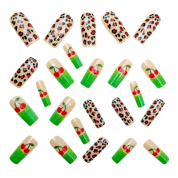 12 Sizes-24 Pcs Press On Nails Y980