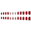 12 Sizes-24 Pcs Press On Nails C046