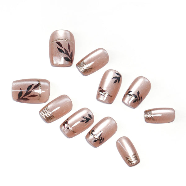 12 Sizes-24 Pcs Press On Nails SP131