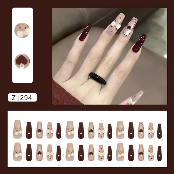 30 Pcs Press On Nails Z1294