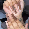 12 Sizes-24 Pcs Press On Nails W220