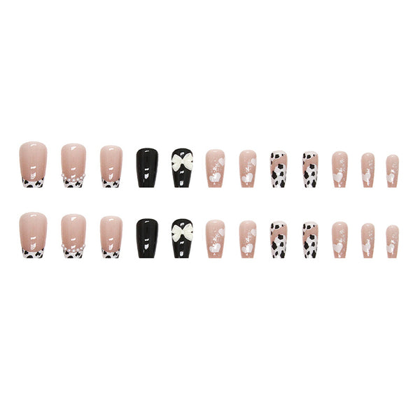 12 Sizes-24 Pcs Press On Nails Z584