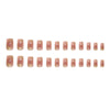 12 Sizes-24 Pcs Press On Nails R974