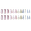 12 Sizes-24 Pcs Press On Nails W1590