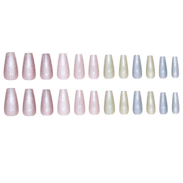 Almond Matte Medium Pink Press on Nails