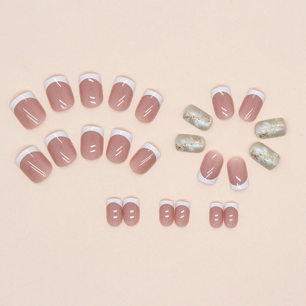 12 Sizes-24 Pcs Press On Nails W945