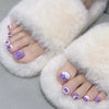 12 Sizes-24 Pcs Press On Nails F035