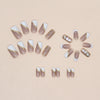12 Sizes-24 Pcs Press On Nails Z700