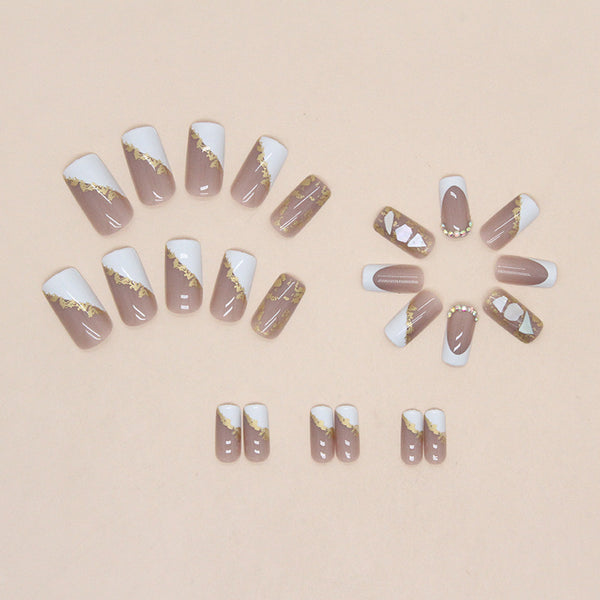 12 Sizes-24 Pcs Press On Nails Z700