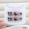 12 Sizes-24 Pcs Press On Nails K030
