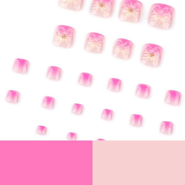 12 Sizes-24 Pcs Press On Nails JP3818