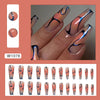 12 Sizes-24 Pcs Press On Nails W1078