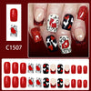 12 Sizes-24 Pcs Press On Nails C1507