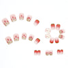 12 Sizes-24 Pcs Press On Nails Z254