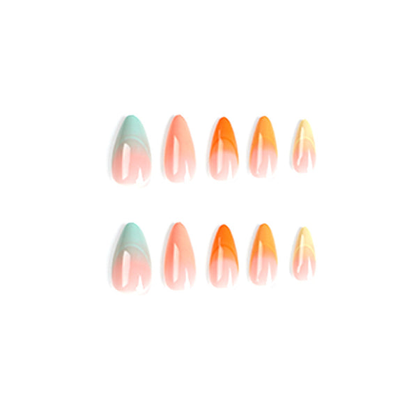 12 Sizes-24 Pcs Press On Nails JP2482