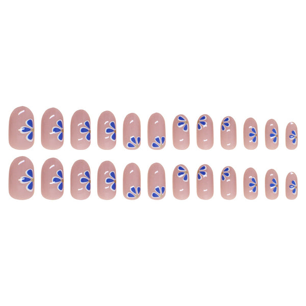 12 Sizes-24 Pcs Press On Nails W1652