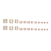 12 Sizes-24 Pcs Press On Nails F198