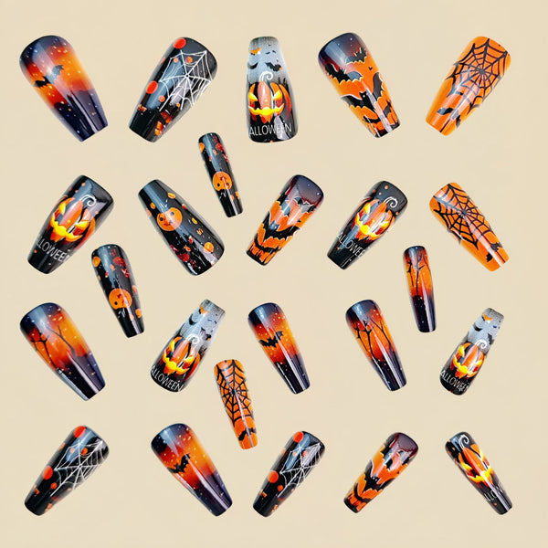 12 Sizes-24 Pcs Press On Nails Y892