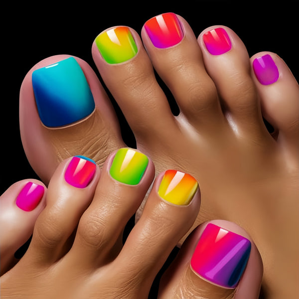 12 Sizes-24 Pcs Press On Nails Y596