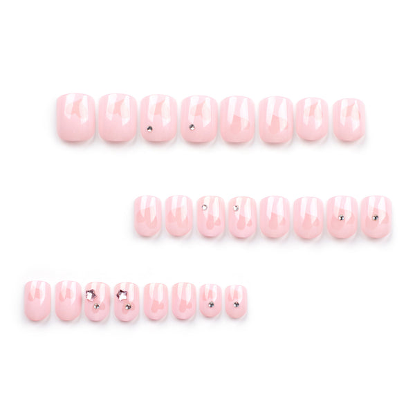 12 Sizes-24 Pcs Press On Nails JP2632