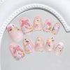 12 Sizes-24 Pcs Press On Nails Z1126