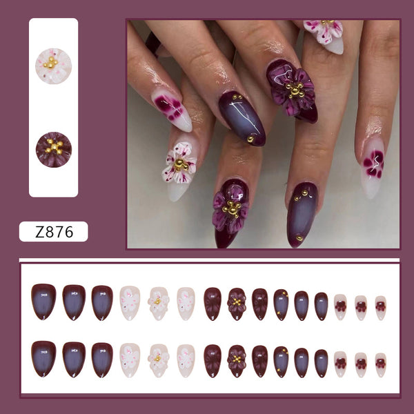 30 Pcs Press On Nails Z876