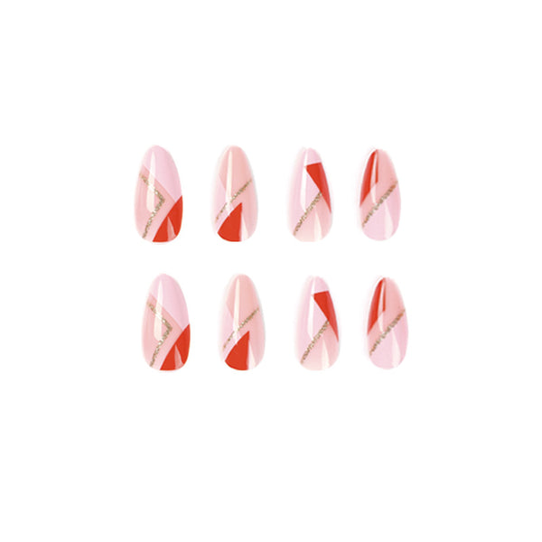 12 Sizes-24 Pcs Press On Nails JP1985