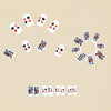 12 Sizes-24 Pcs Press On Nails Y1003