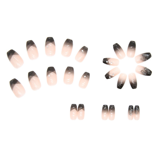 12 Sizes-24 Pcs Press On Nails Z377