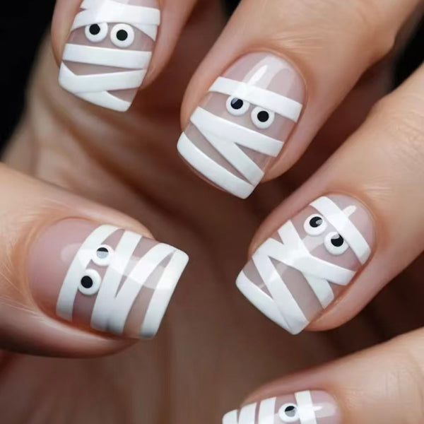 12 Sizes-24 Pcs Press On Nails LC903