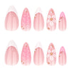 12 Sizes-24 Pcs Press On Nails JP4352