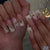 12 Sizes-24 Pcs Press On Nails JP4306