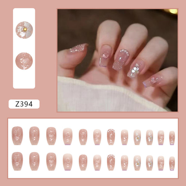 12 Sizes-24 Pcs Press On Nails Z362