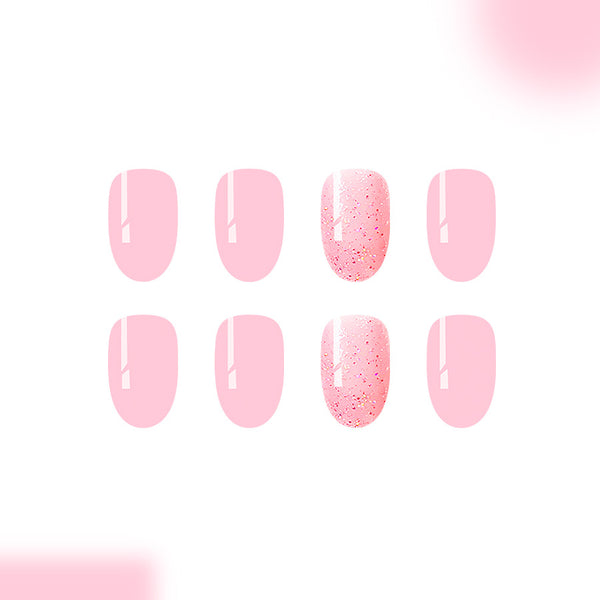 12 Sizes-24 Pcs Press On Nails C1154
