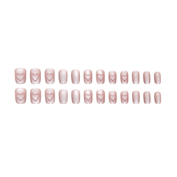 12 Sizes-24 Pcs Press On Nails MY021